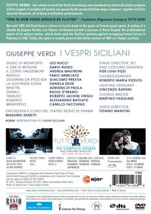 Giuseppe Verdi (1813-1901): Tutto Verdi Vol.19: I Vespri Siciliani (DVD), 2 DVDs