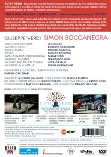 Giuseppe Verdi (1813-1901): Tutto Verdi Vol.20: Simon Boccanegra (DVD), DVD