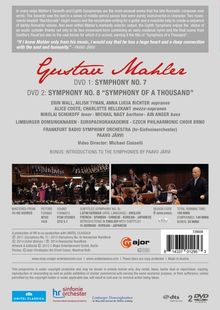Gustav Mahler (1860-1911): Symphonien Nr.7 &amp; 8, 2 DVDs