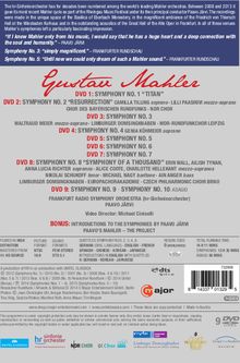 Gustav Mahler (1860-1911): Symphonien Nr.1-9, 9 DVDs