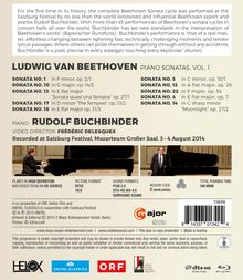 Ludwig van Beethoven (1770-1827): Klaviersonaten Vol.1 (Mitschnitte von den Salzbuger Festspielen 2014), Blu-ray Disc