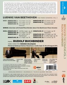Ludwig van Beethoven (1770-1827): Klaviersonaten Vol.3 (Mitschnitte von den Salzbuger Festspielen 2014), 2 DVDs