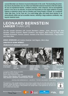 Leonard Bernstein (1918-1990): Leonard Bernstein - Larger Than Life (Dokumentation), DVD