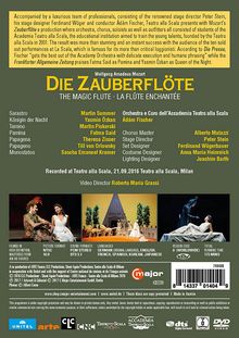 Wolfgang Amadeus Mozart (1756-1791): Die Zauberflöte, DVD