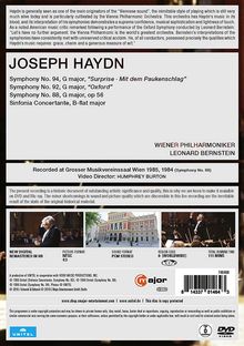 Joseph Haydn (1732-1809): Symphonien Nr.88,92,94, DVD