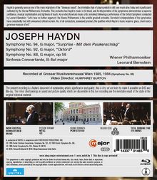 Joseph Haydn (1732-1809): Symphonien Nr.88,92,94, Blu-ray Disc