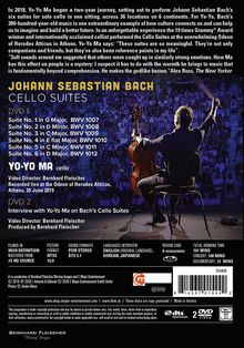 Johann Sebastian Bach (1685-1750): Cellosuiten BWV 1007-1012, 2 DVDs