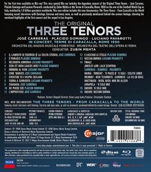 Die drei Tenöre in Concert, Rom Juli 1990 (mit Dokumentation "From Caracalla to the World"), Blu-ray Disc