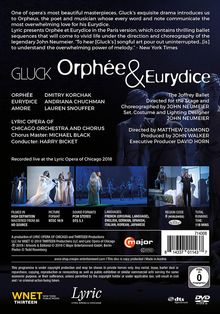 Christoph Willibald Gluck (1714-1787): Orpheus &amp; Eurydike (Pariser Version "Orphee et Eurydice"), DVD