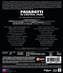 Pavarotti in Central Park New York - 26.Juni 1993, Blu-ray Disc