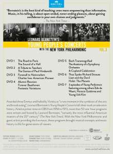 Leonard Bernstein - Young People's Concerts with the New York Philharmonic Vol.3, 7 DVDs