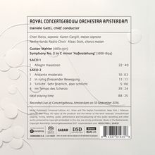 Gustav Mahler (1860-1911): Symphonie Nr.2, 2 Super Audio CDs