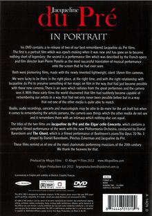 Jacqueline du Pre in Portrait, DVD