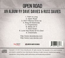 Dave Davies &amp; Russ Davies: Open Road, CD