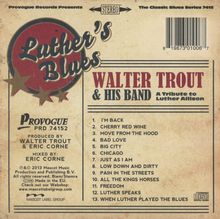 Walter Trout: Luther's Blues:  A Tribute To Luther Allison, CD