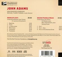 John Adams (geb. 1947): Absolute Jest für Streichquartett &amp; Orchester, Super Audio CD