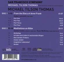 Michael Tilson Thomas (geb. 1944): From the Diary of Anne Frank, 2 Super Audio CDs
