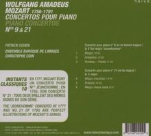Wolfgang Amadeus Mozart (1756-1791): Klavierkonzerte Nr.9 &amp; 21, CD