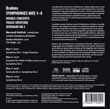 Johannes Brahms (1833-1897): Symphonien Nr.1-4, 4 Super Audio CDs