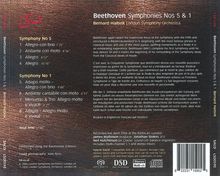 Ludwig van Beethoven (1770-1827): Symphonien Nr.1 &amp; 5, Super Audio CD