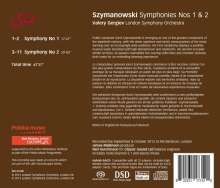 Karol Szymanowski (1882-1937): Symphonien Nr.1 &amp; 2, Super Audio CD