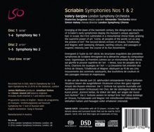 Alexander Scriabin (1872-1915): Symphonien Nr.1 &amp; 2, 2 Super Audio CDs