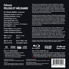 Claude Debussy (1862-1918): Pelleas und Melisande, 3 Super Audio CDs und 1 Blu-ray Audio