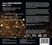 Wolfgang Amadeus Mozart (1756-1791): Violinkonzerte Nr.1-3, Super Audio CD