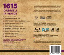 King's College Choir Cambridge - 1615 Gabrieli in Venice, 1 Blu-ray Audio und 1 Super Audio CD