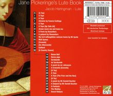 Jacob Heringman - Jane Pickeringe's Lute Book, CD