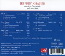 Jeffrey Khaner - Amerikanische Flötenmusiik, CD