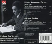 Samuel Coleridge-Taylor (1875-1912): Violinkonzert g-moll op.80, CD