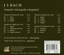 Johann Sebastian Bach (1685-1750): Gambensonaten BWV 1027-1029, CD