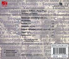 Luciano Berio (1925-2003): Klaviersonate, CD
