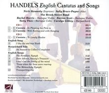 Georg Friedrich Händel (1685-1759): Englische Kantaten &amp; Lieder, 2 CDs