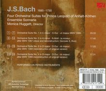 Johann Sebastian Bach (1685-1750): Orchestersuiten Nr.1-4, CD