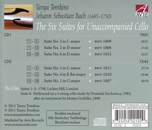 Johann Sebastian Bach (1685-1750): Cellosuiten BWV 1007-1012, 2 CDs