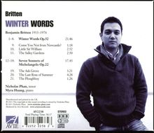 Benjamin Britten (1913-1976): Winter Words op.52, CD