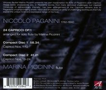 Niccolo Paganini (1782-1840): Capricen op.1 Nr.1-24 für Flöte solo, 2 CDs