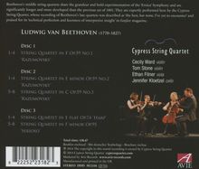 Ludwig van Beethoven (1770-1827): Streichquartette Nr.7-11, 3 CDs