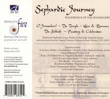 Apollo's Fire - Sephardic Journey, CD