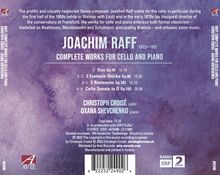 Joachim Raff (1822-1882): Sämtliche Werke für Cello &amp; Klavier, CD