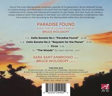 Bruce Wolosoff (geb. 1955): Werke für Cello &amp; Klavier - "Paradise found", CD