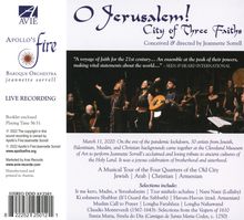 O Jerusalem! City of three Faiths, CD