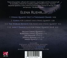 Elena Ruehr (geb. 1963): Streichquartette Nr.7 &amp; 8, CD