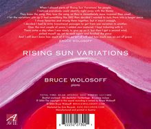 Bruce Wolosoff (geb. 1955): Rising Sun Variations für Klavier, CD