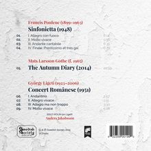 Mats Larsson Gothe (geb. 1965): The Autumn Diary, CD