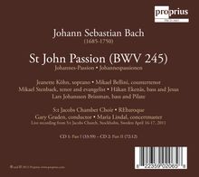 Johann Sebastian Bach (1685-1750): Johannes-Passion BWV 245, 2 CDs