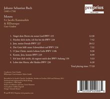 Johann Sebastian Bach (1685-1750): Motetten BWV 225-230, CD