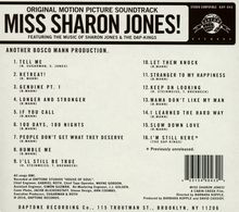 Sharon Jones: Filmmusik: Miss Sharon Jones!, CD